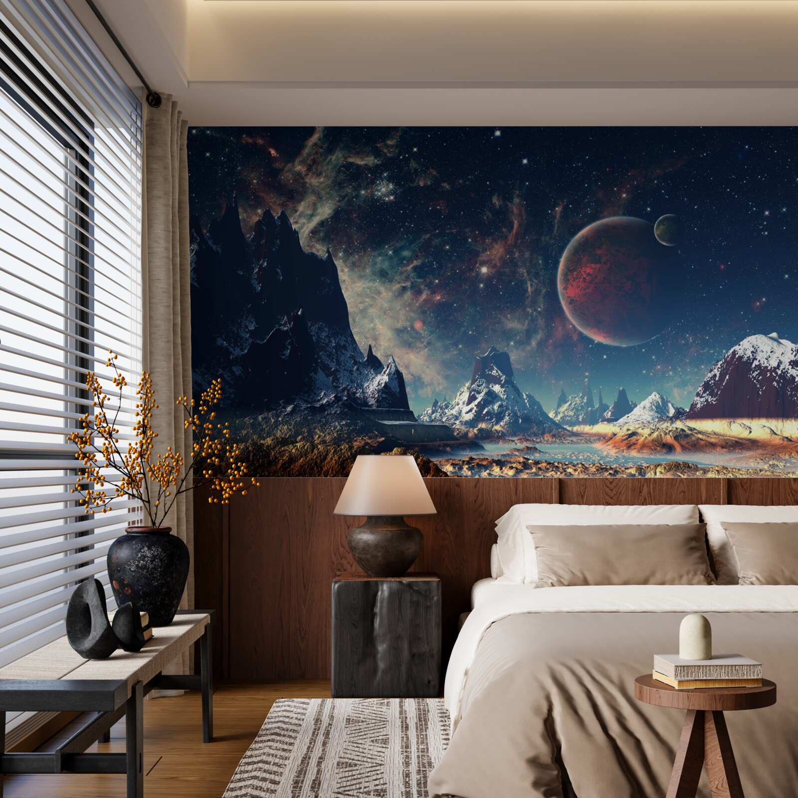 Fototapet suprafața planetei este fantastică