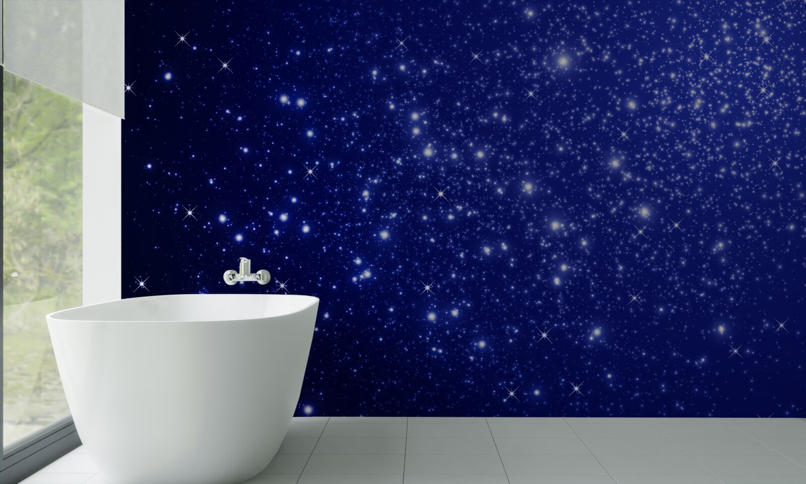 Fototapet nenumărate lumini în sfera celestă