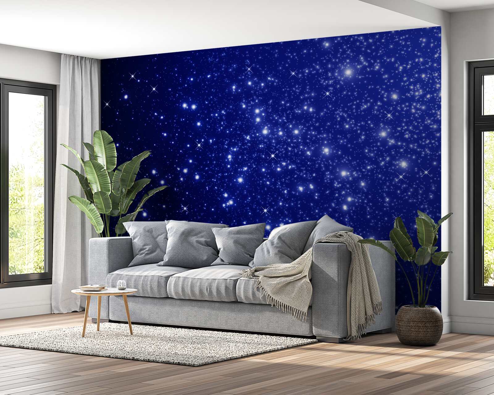 Fototapet nenumărate lumini în sfera celestă