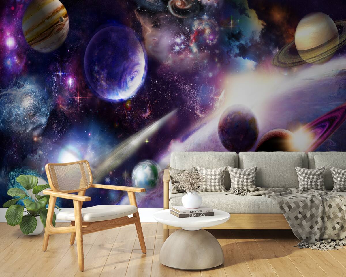 Fototapet obiecte din univers