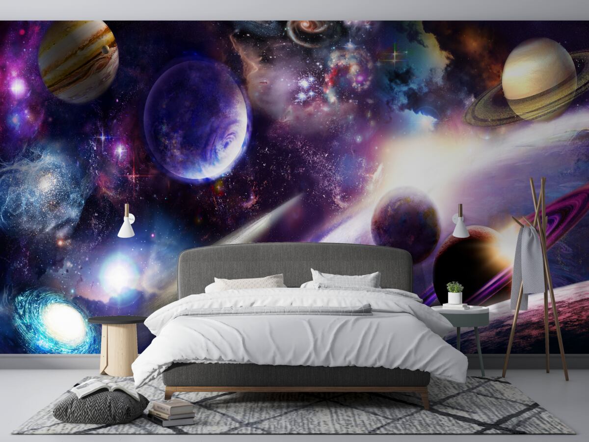 Fototapet obiecte din univers