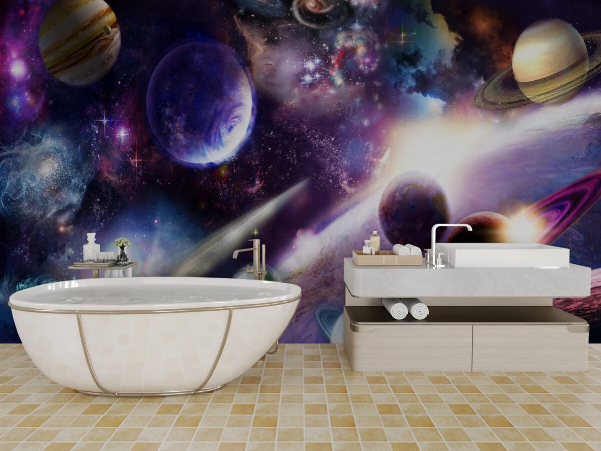 Fototapet obiecte din univers