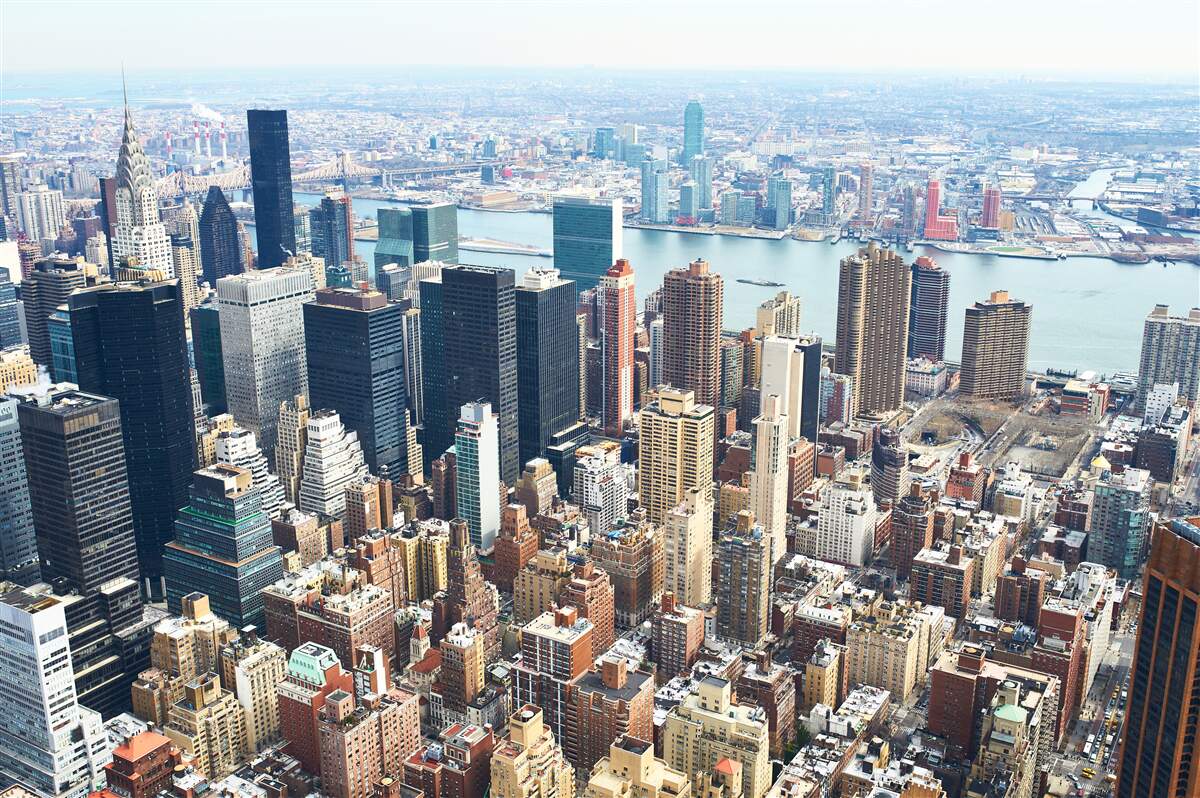 Fototapet clădirile din new york și acoperișurile lor