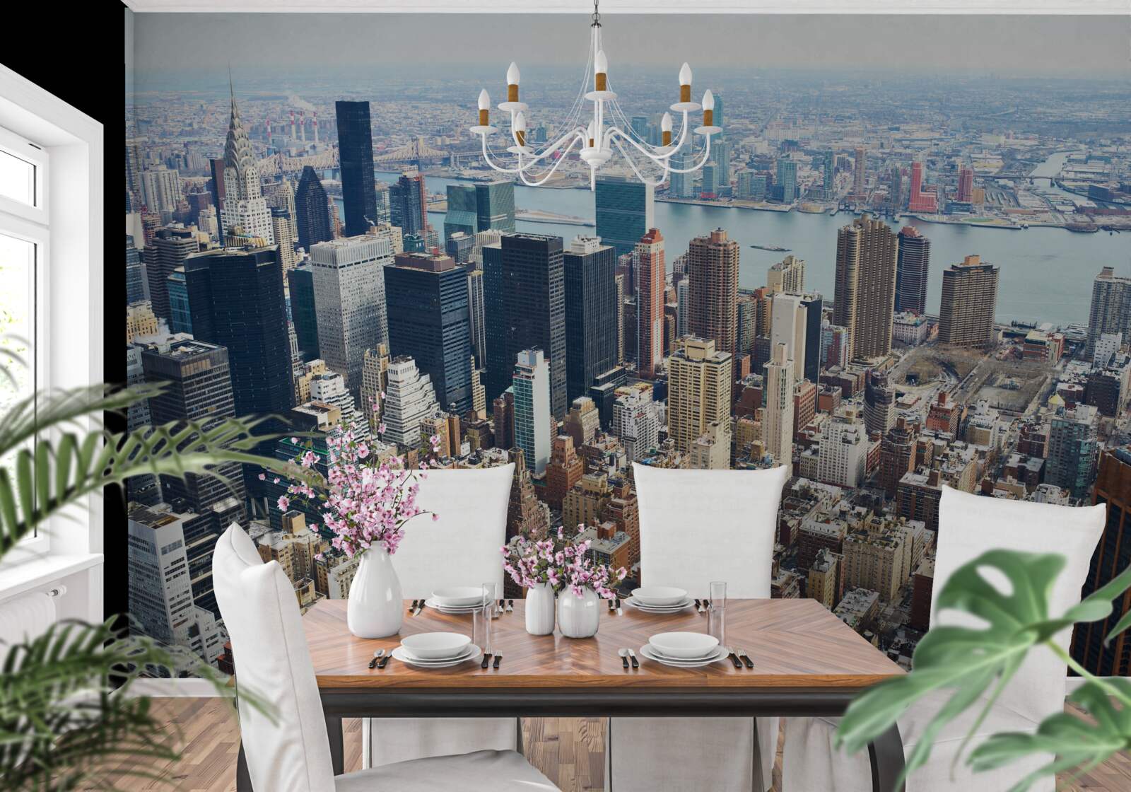 Fototapet clădirile din new york și acoperișurile lor