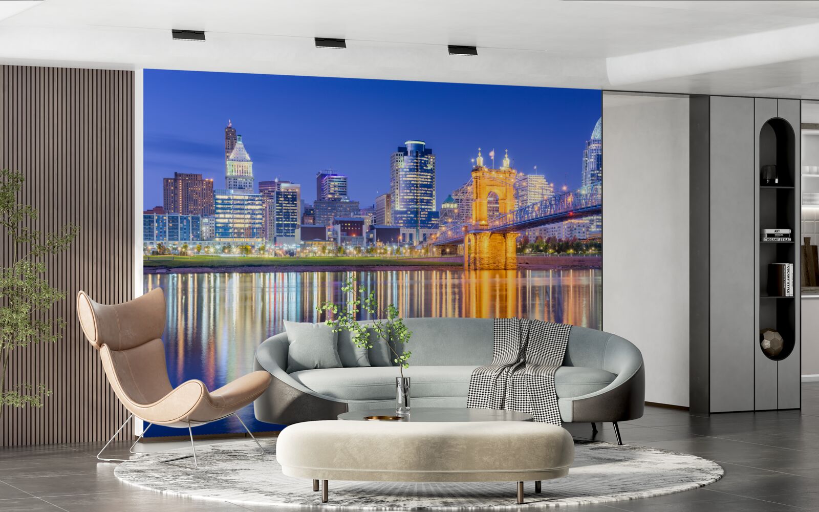 Fototapet cincinnati nocą