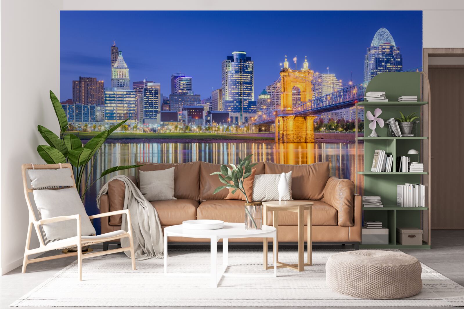 Fototapet cincinnati nocą