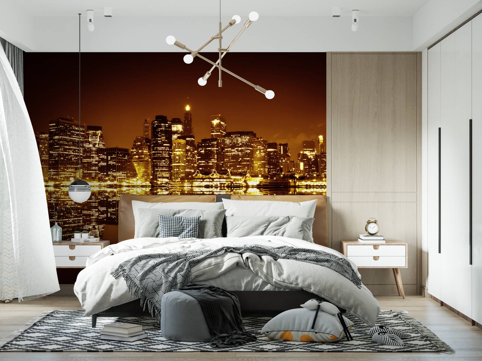 Fototapet metropola de aur