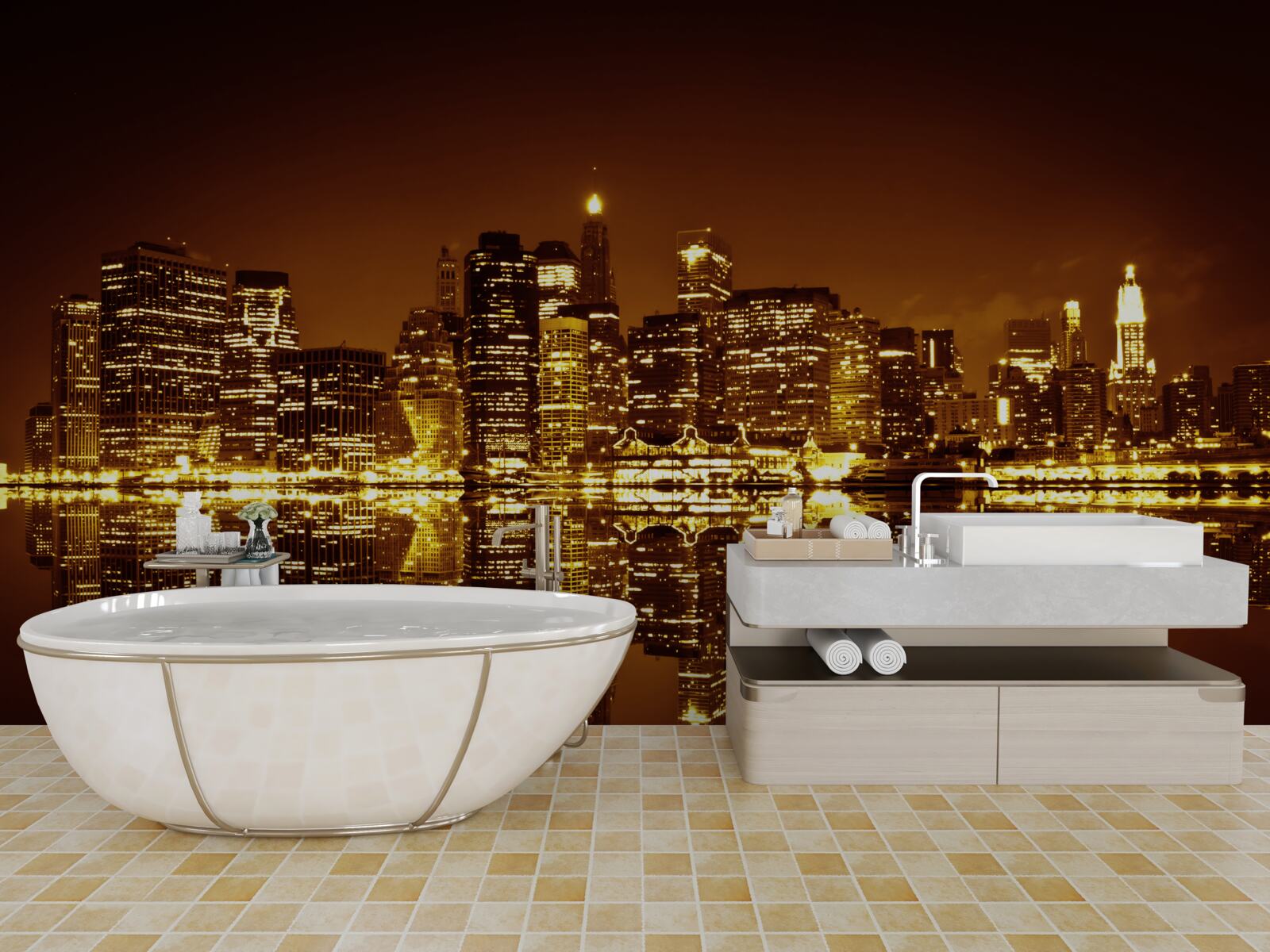 Fototapet metropola de aur