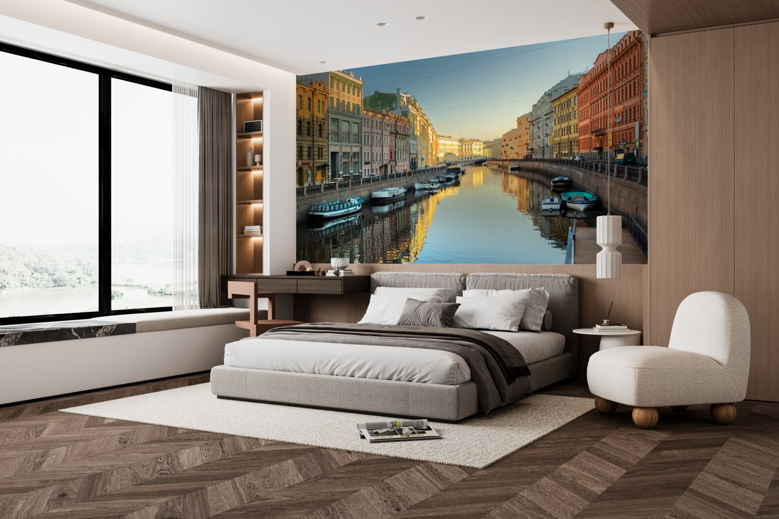 Fototapet canalul sankt petersburg are o mare frumusețe