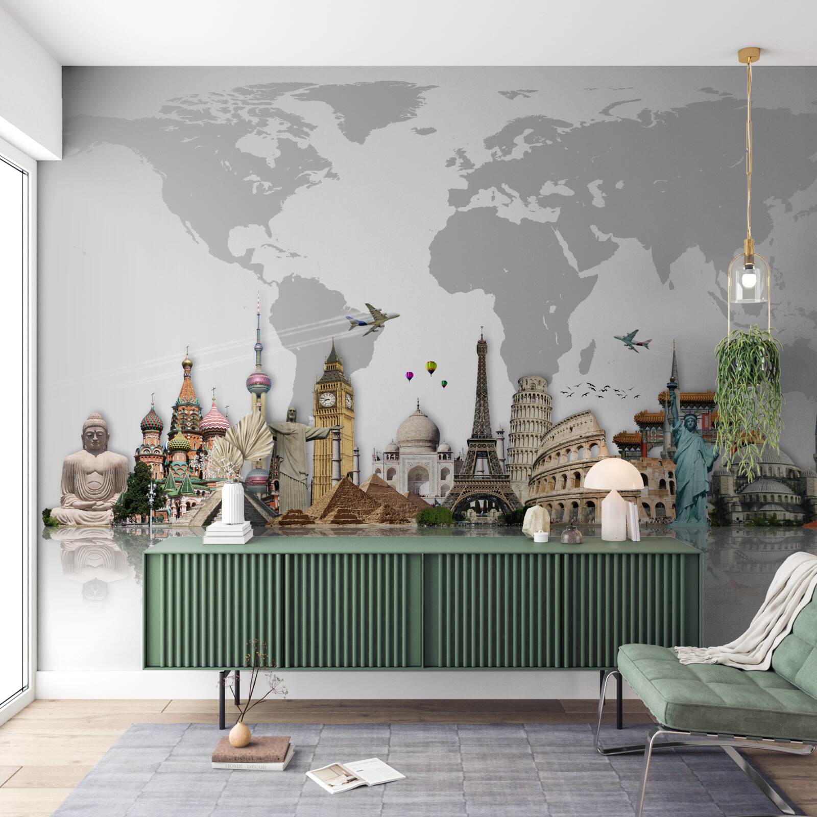 Fototapet structuri arhitecturale populare din lume