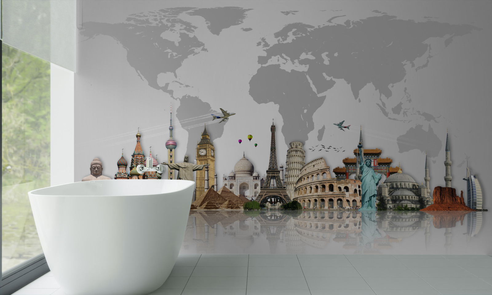 Fototapet structuri arhitecturale populare din lume