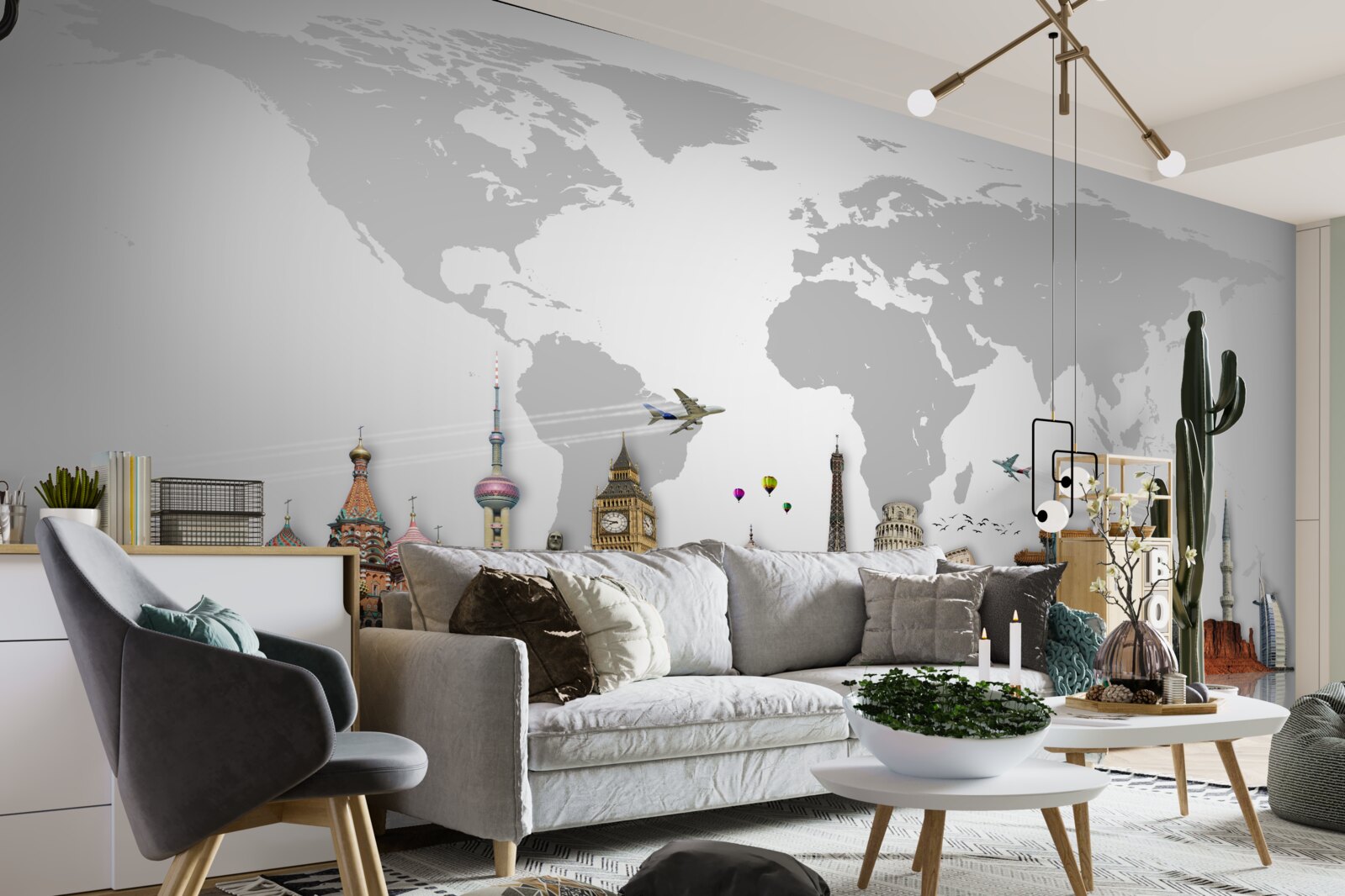 Fototapet structuri arhitecturale populare din lume