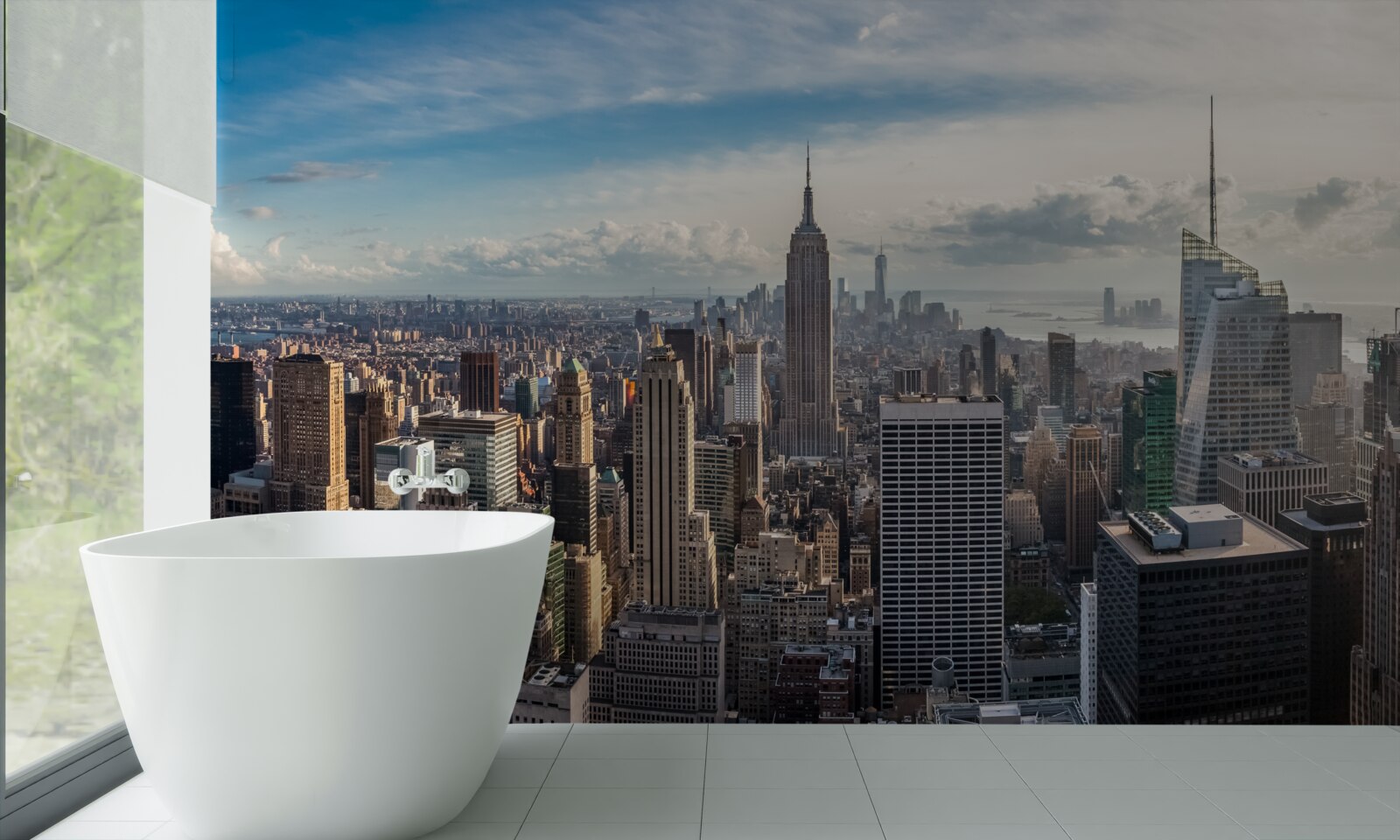 Fototapet o privire de ansamblu asupra metropolei