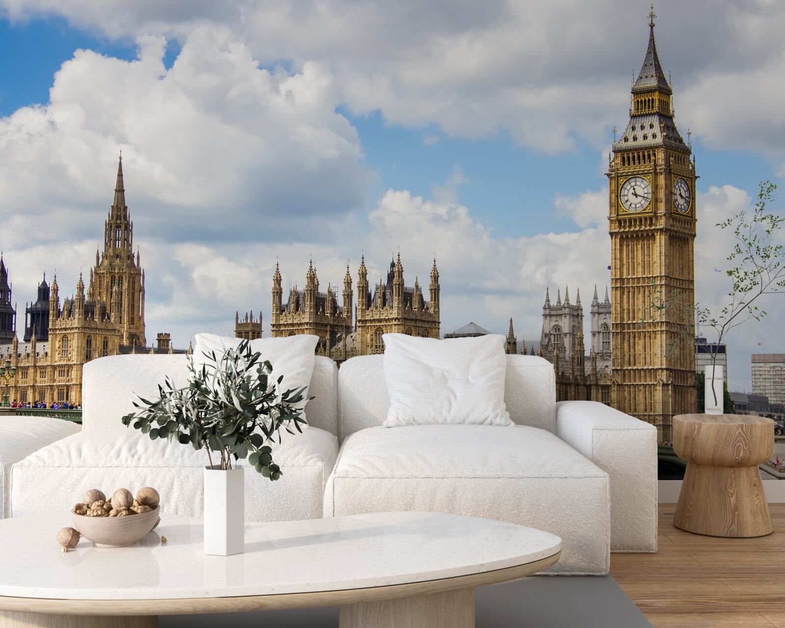 Fototapet panorama de Big Ben și clădirile Parlamentului