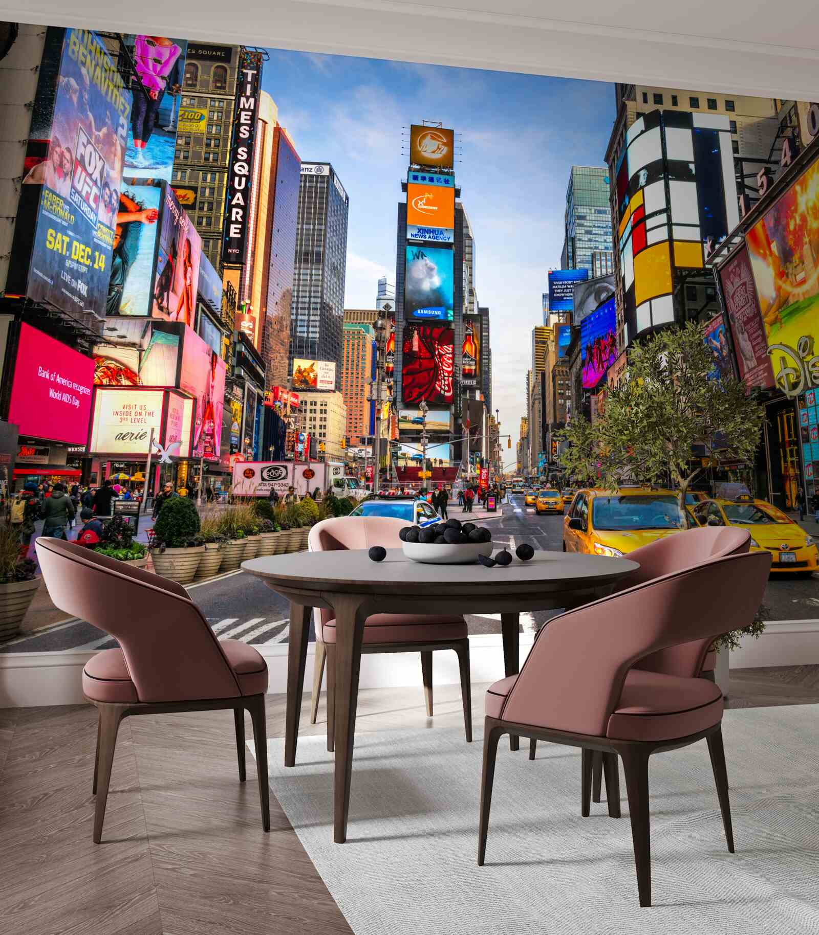 Fototapet stradă activă times square