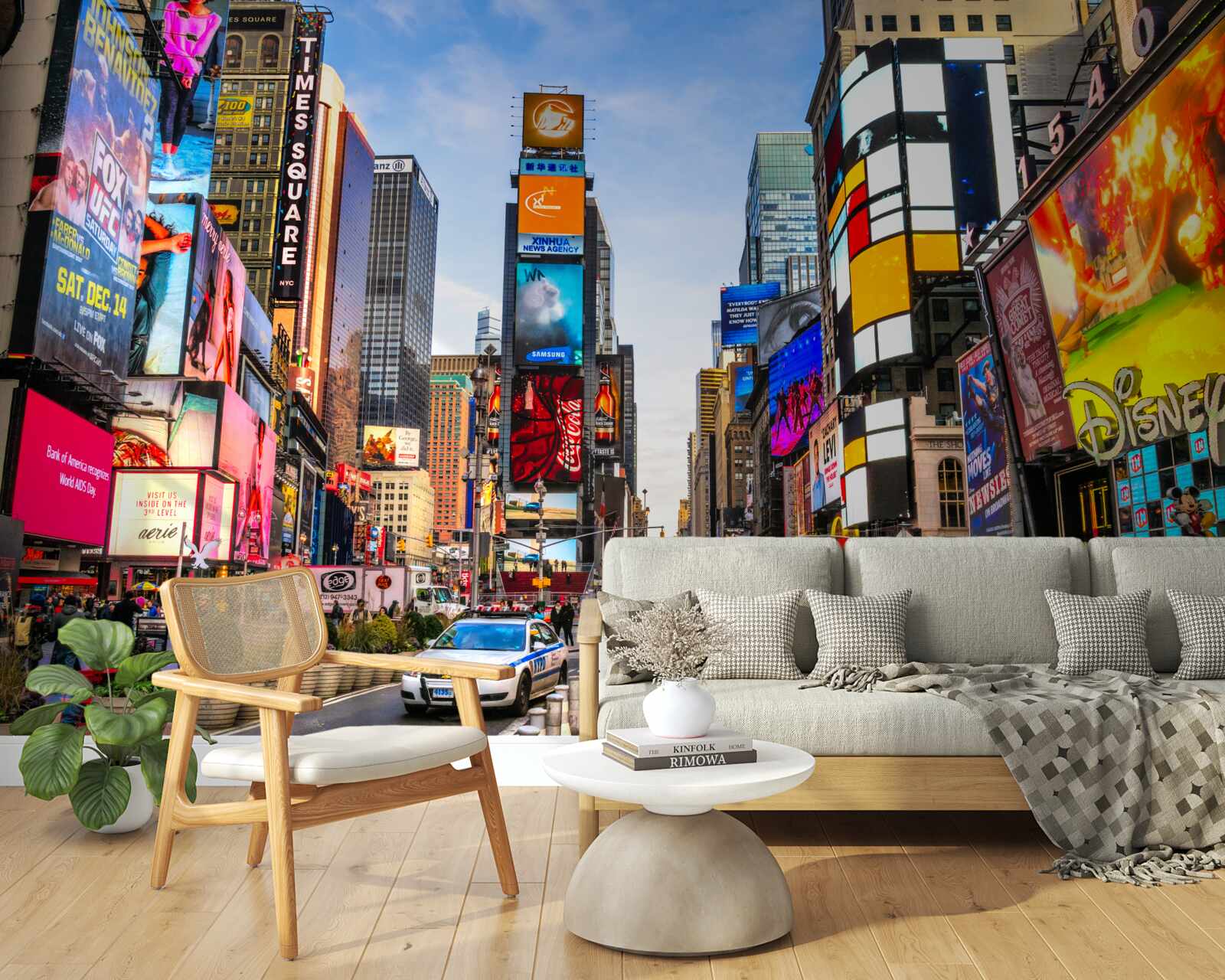 Fototapet stradă activă times square