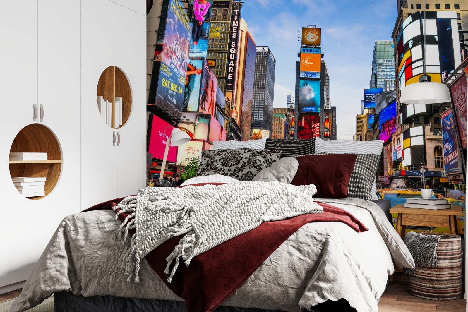 Fototapet stradă activă times square