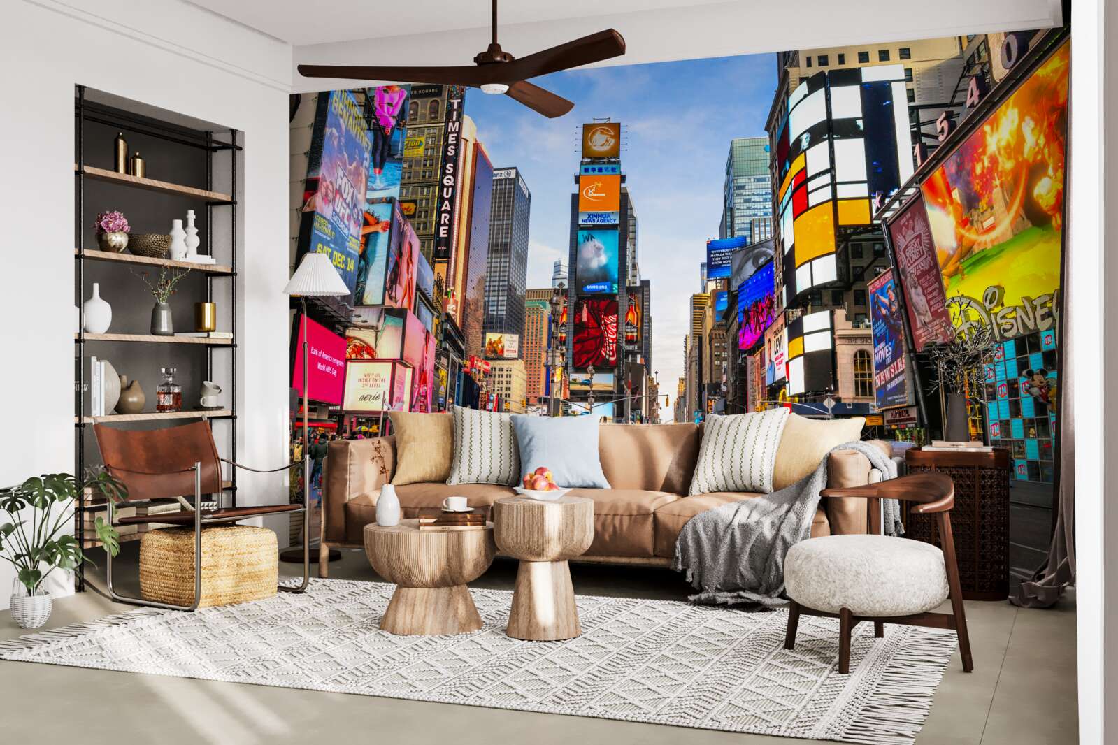 Fototapet stradă activă times square