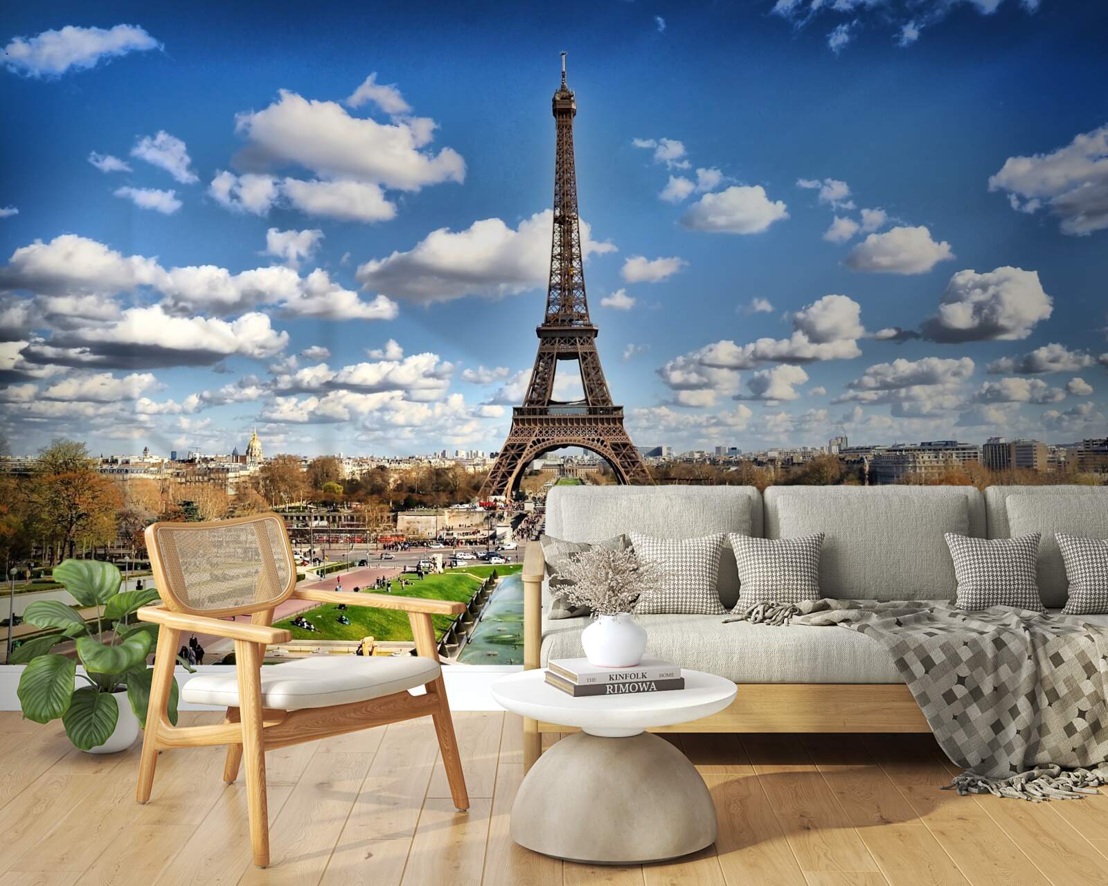 Fototapet peisaj magnific pe turul eifel