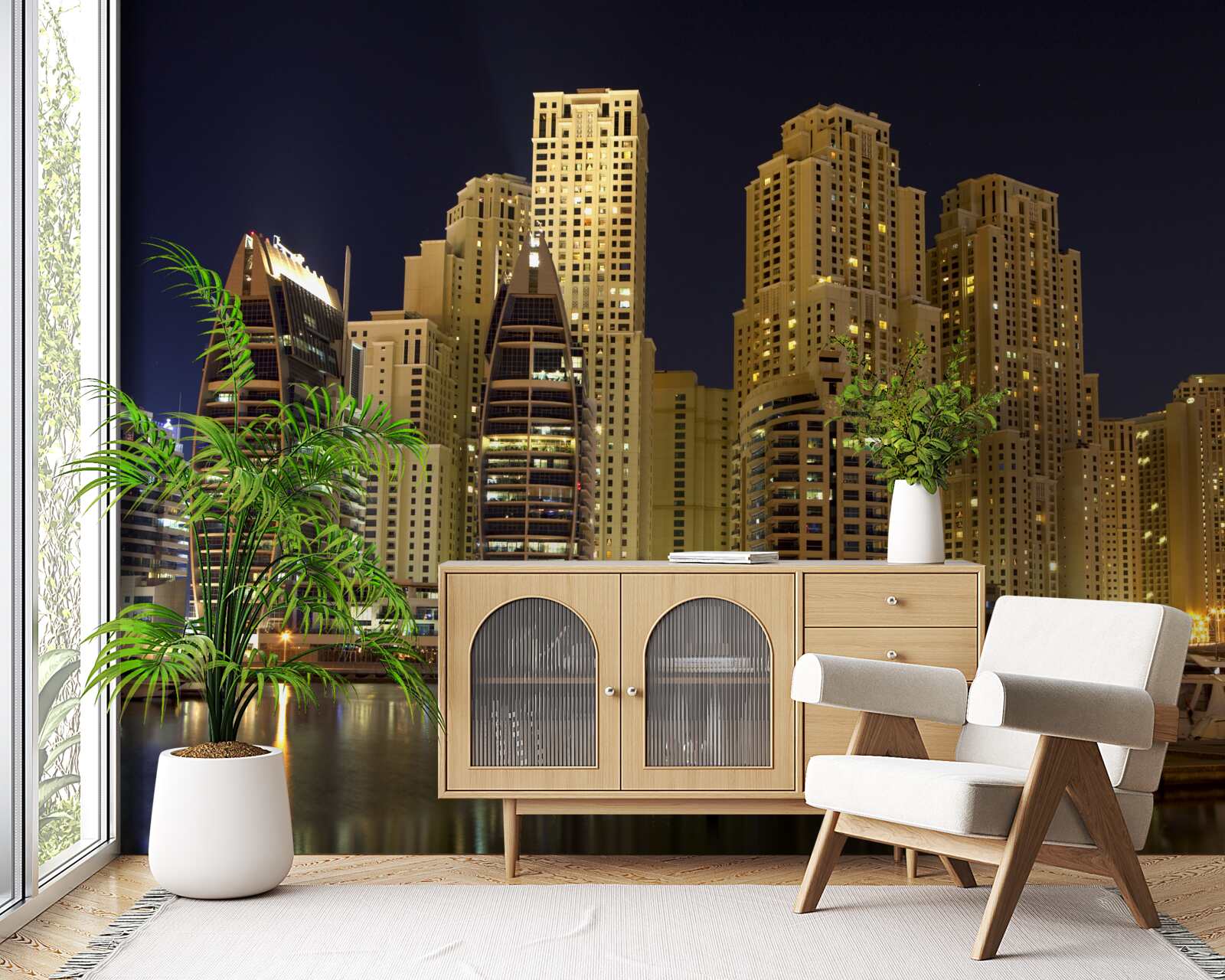 Fototapet abu zabi sub acoperirea întunericului