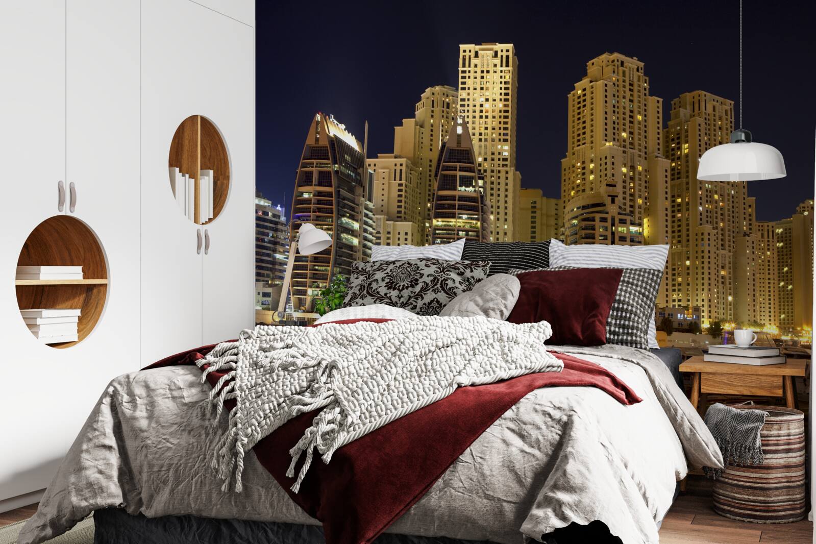 Fototapet abu zabi sub acoperirea întunericului