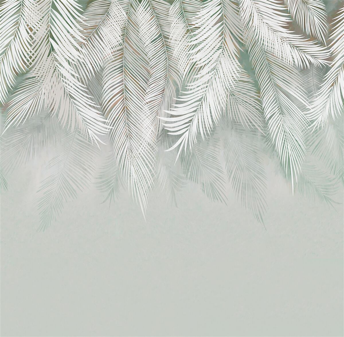 Fototapet frunze pinnate orientate în jos