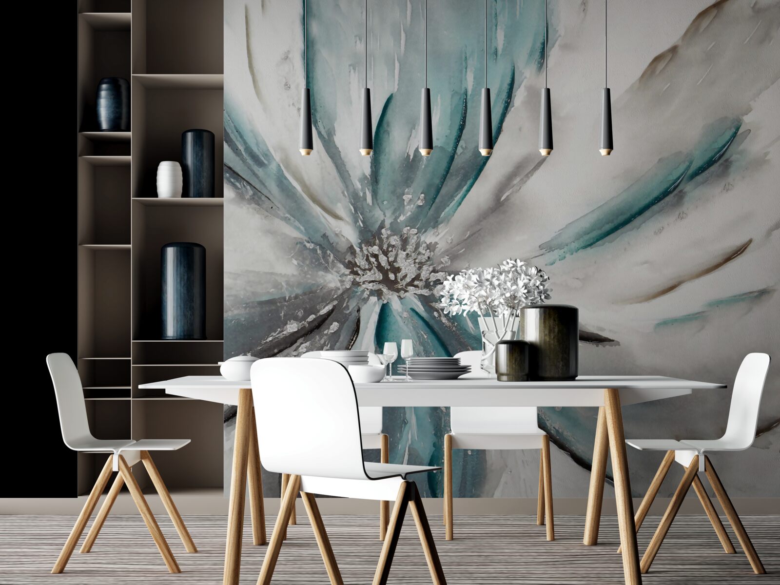 Fototapet floare abstractă neobișnuită