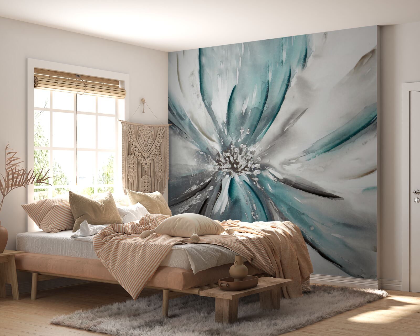 Fototapet floare abstractă neobișnuită