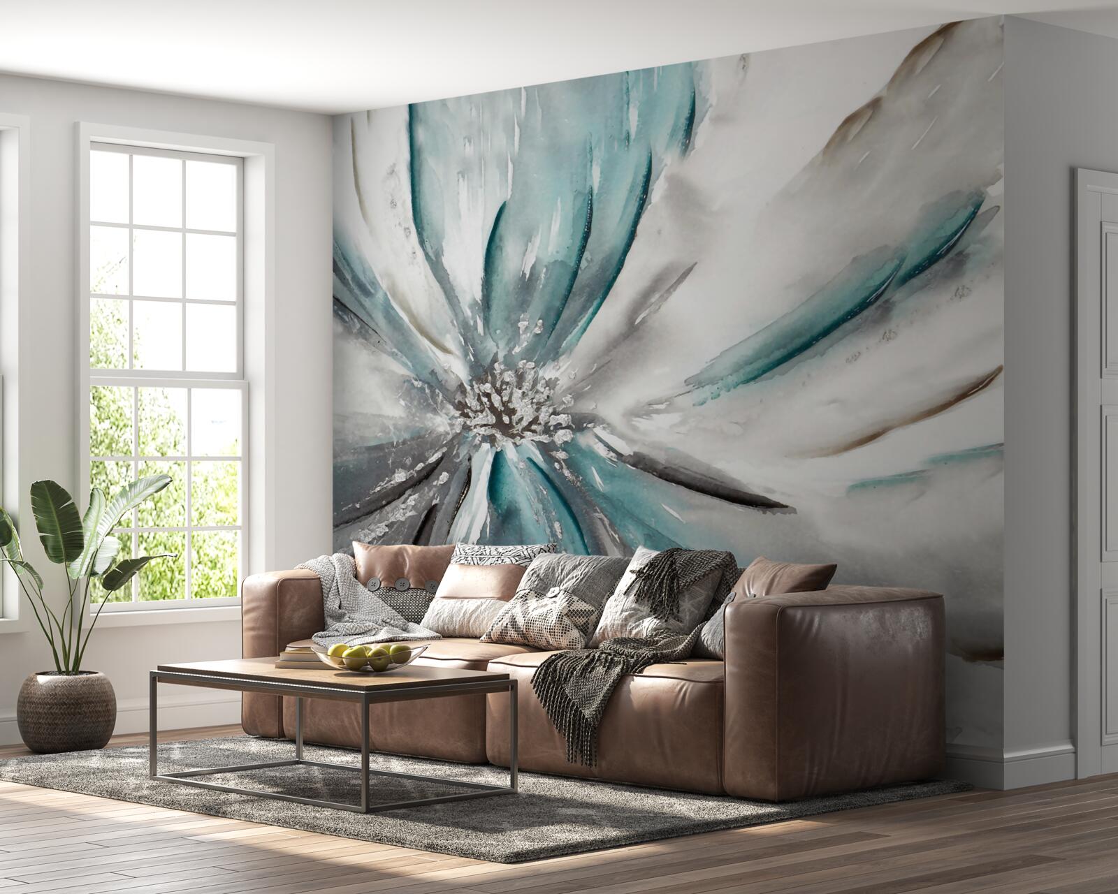 Fototapet floare abstractă neobișnuită