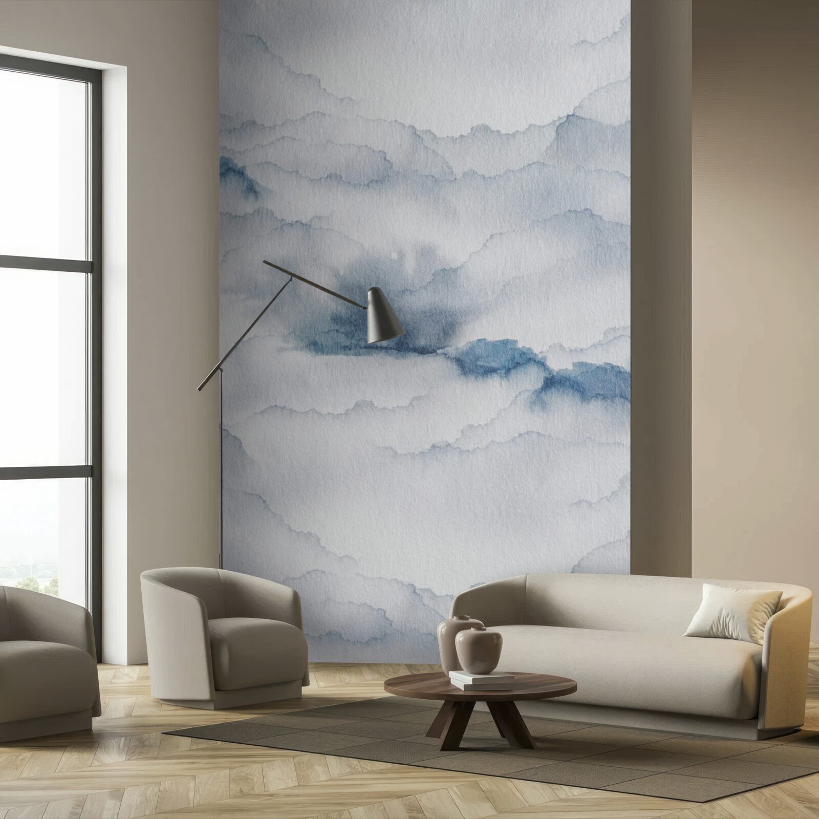 Fototapet înnorat cu ploaie