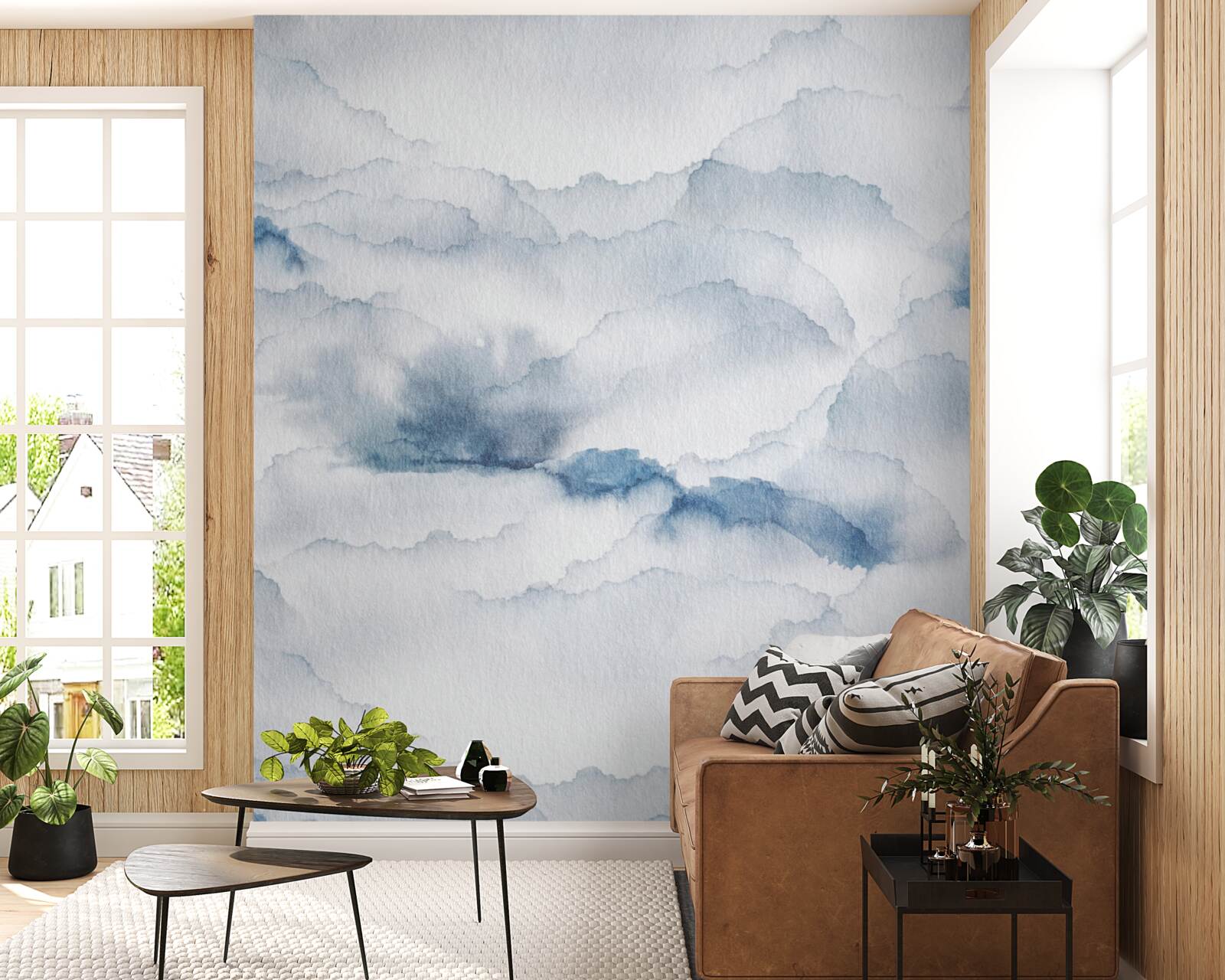 Fototapet înnorat cu ploaie