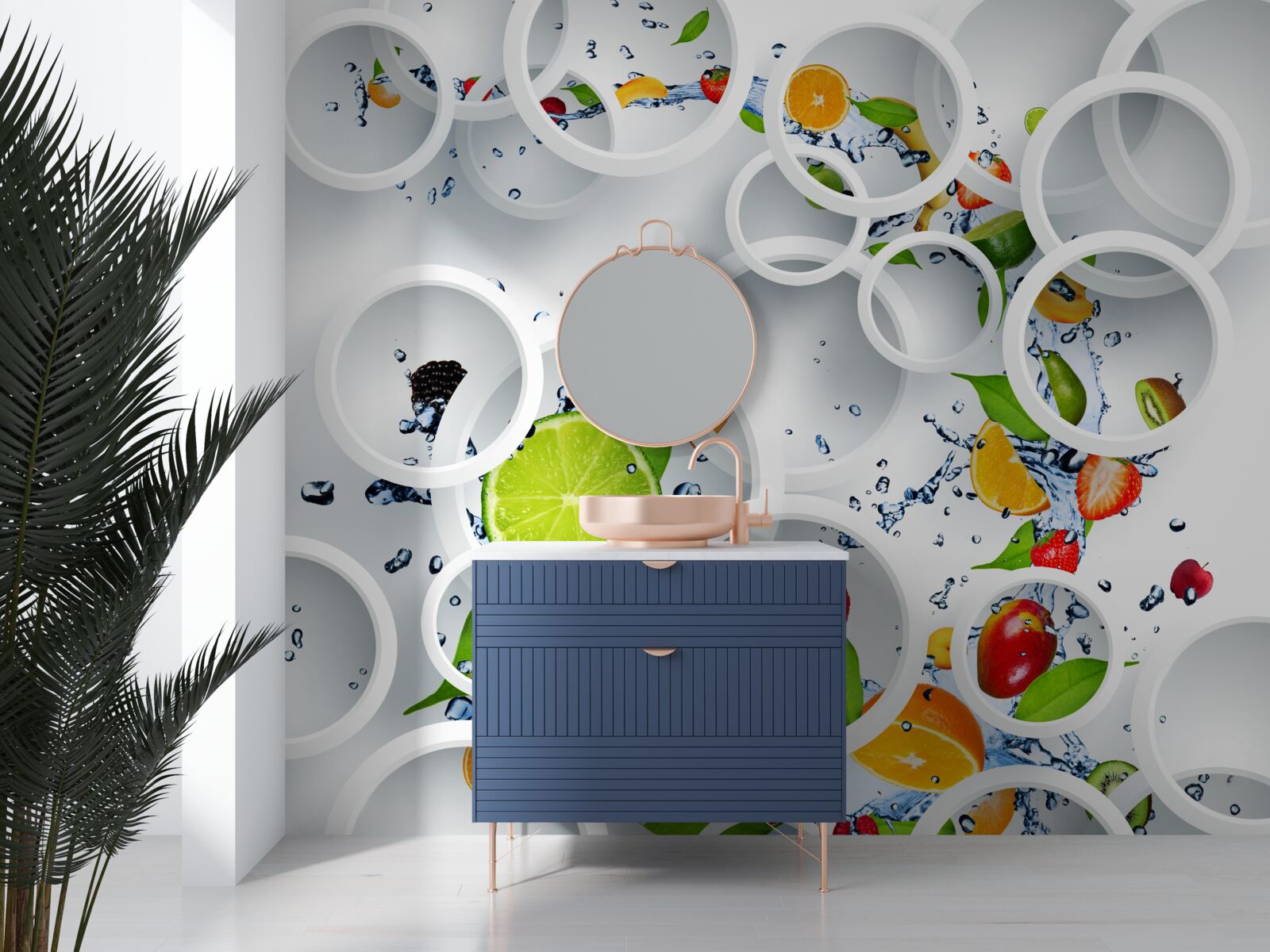 Fototapet joc de fructe