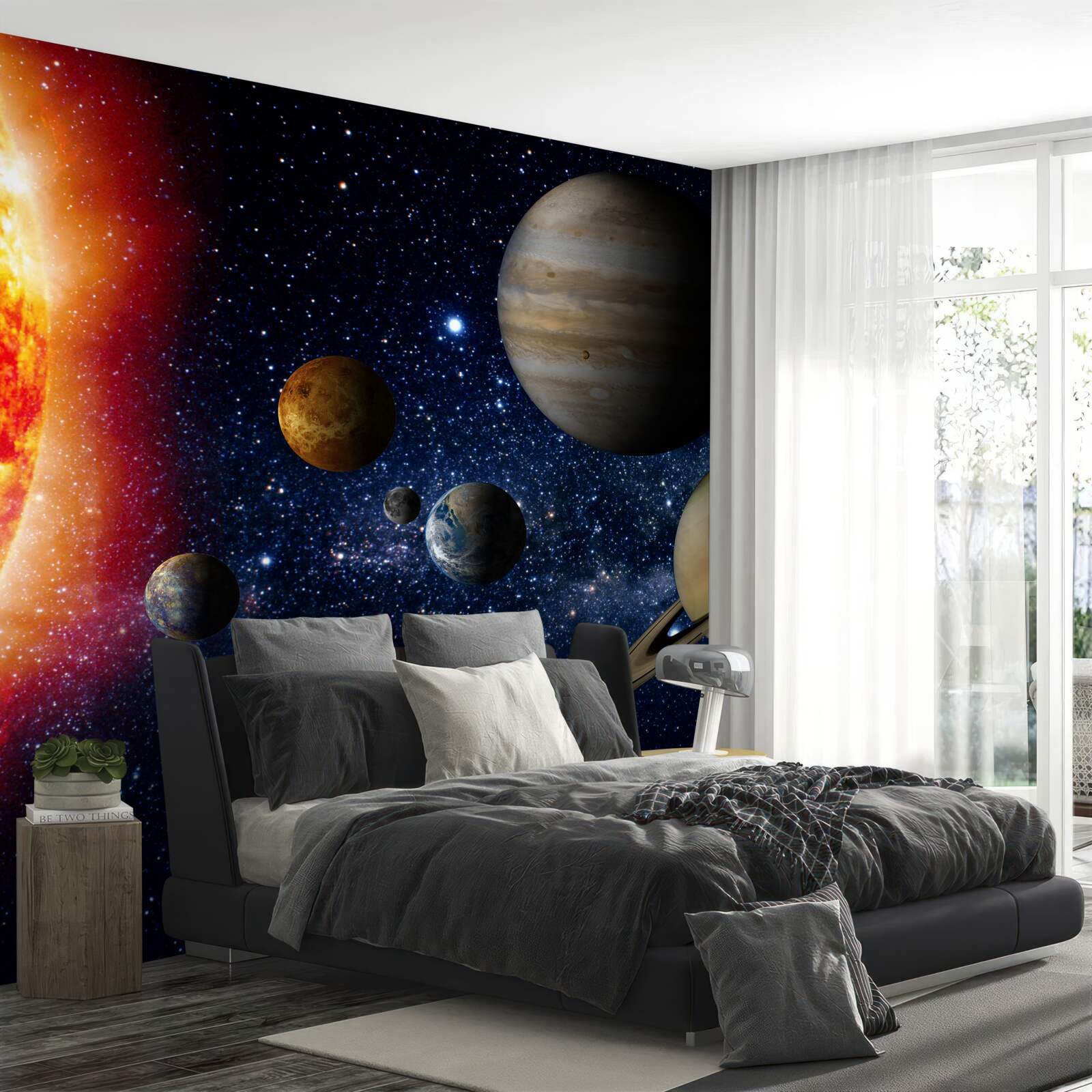 Fototapet mișcarea procesională a planetelor în jurul Soarelui