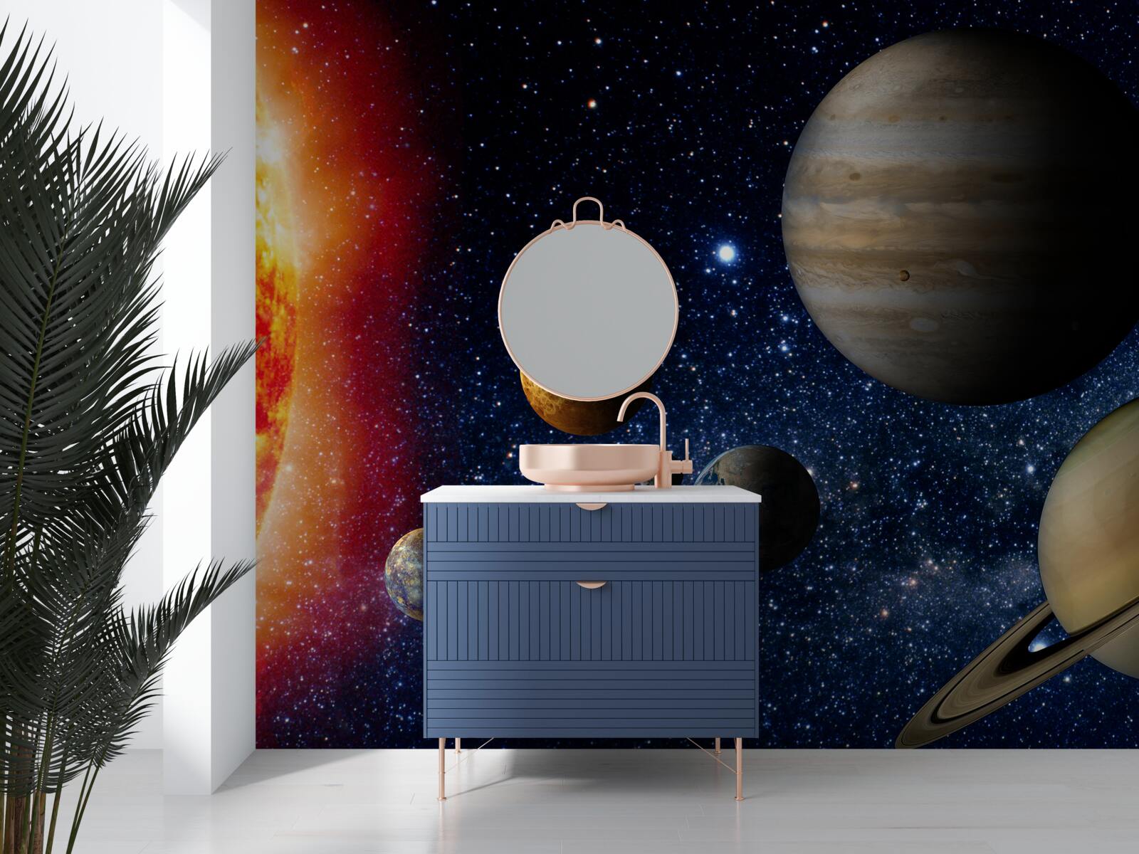 Fototapet mișcarea procesională a planetelor în jurul Soarelui