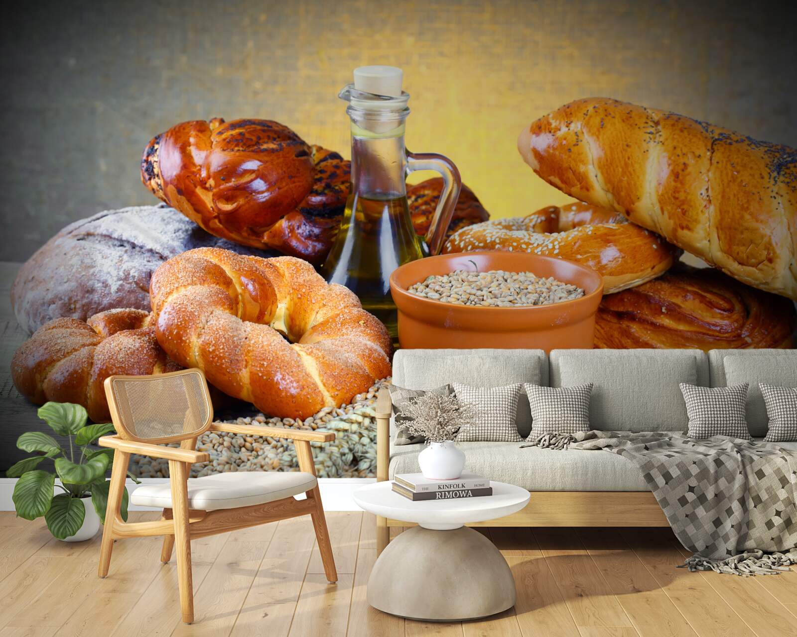 Fototapet produse de patiserie care tentează cu o aromă plăcută