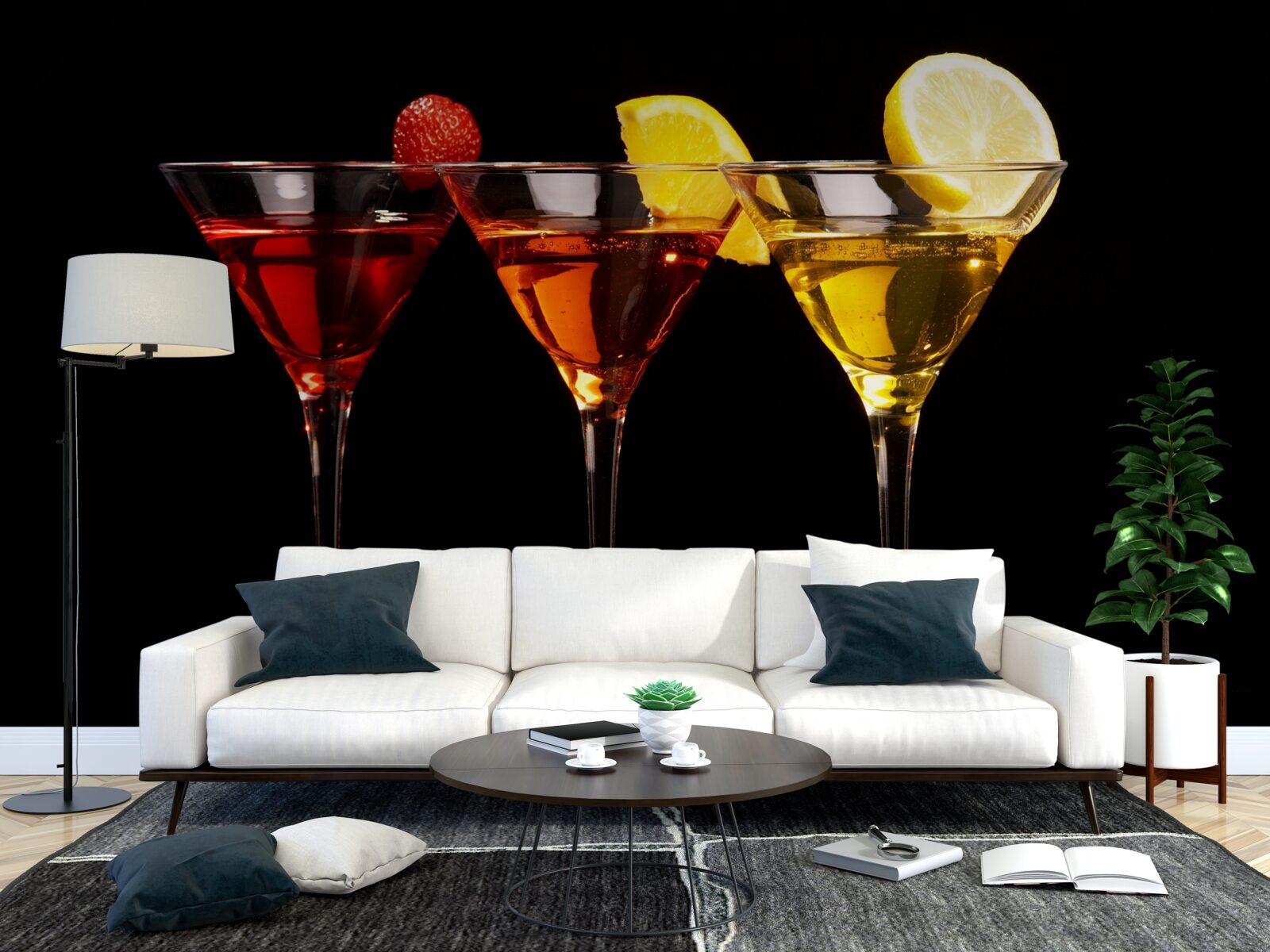 Fototapet estetica cocktailului