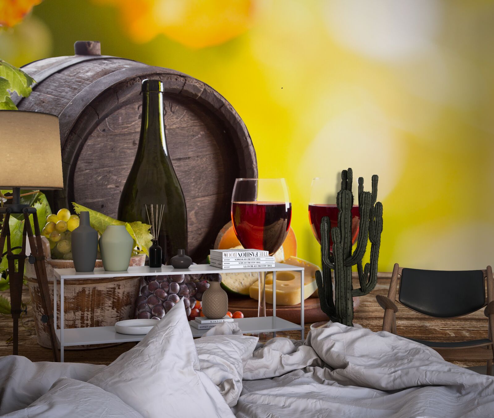 Fototapet butoi de vin