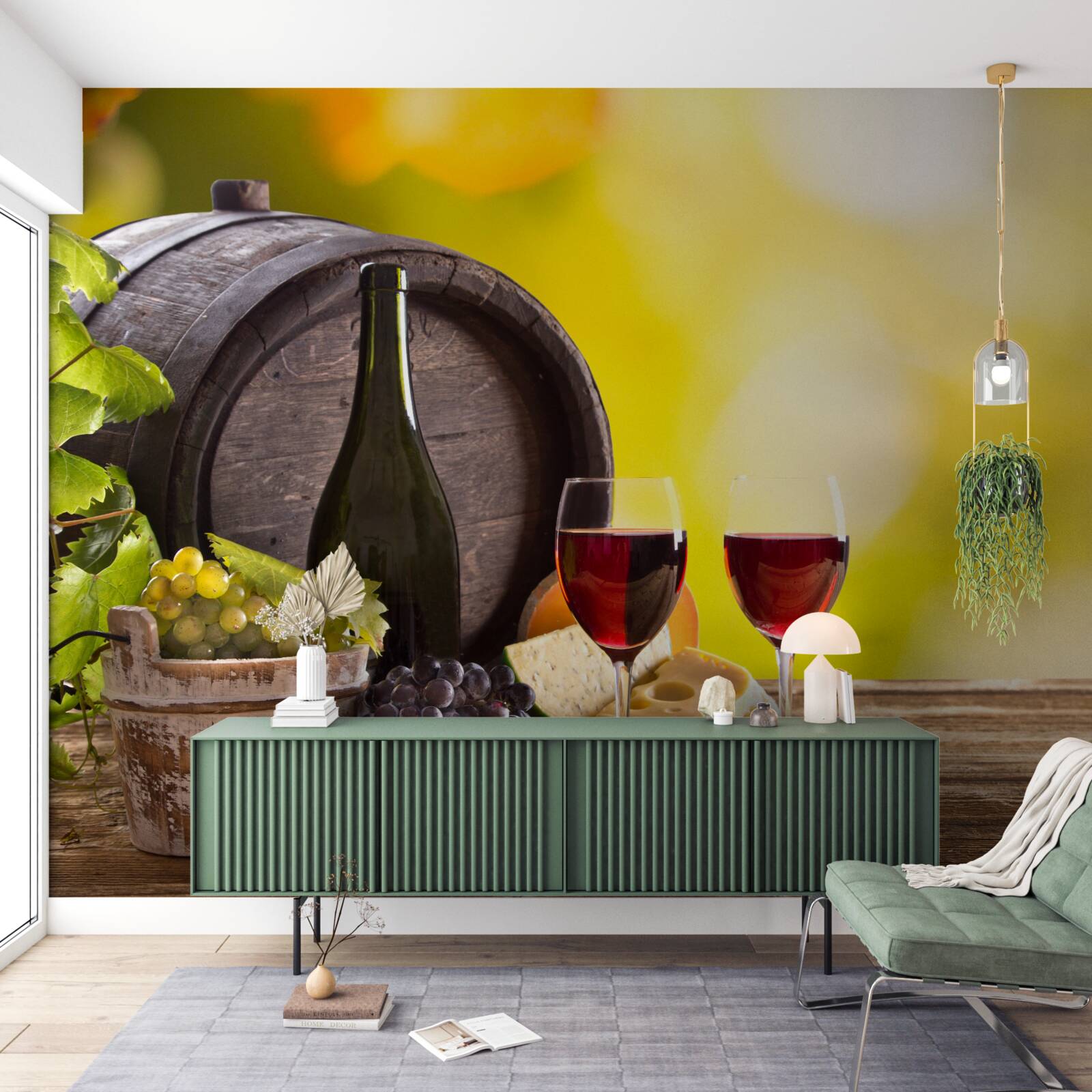 Fototapet butoi de vin