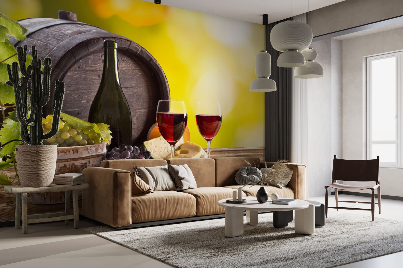 Fototapet butoi de vin