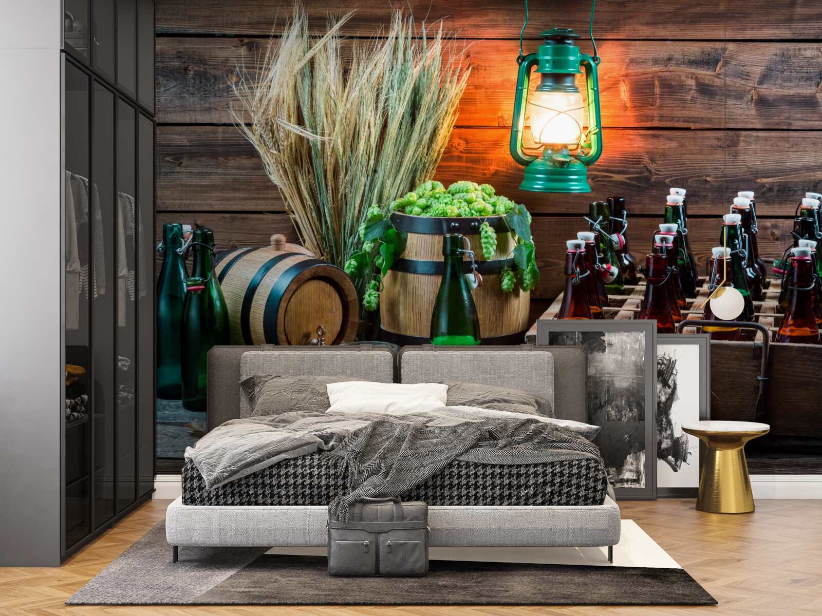 Fototapet materii prime pentru producția de bere