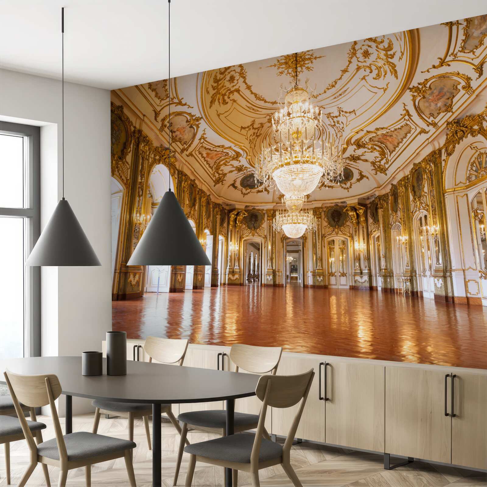 Fototapet proiectul palatului queluz