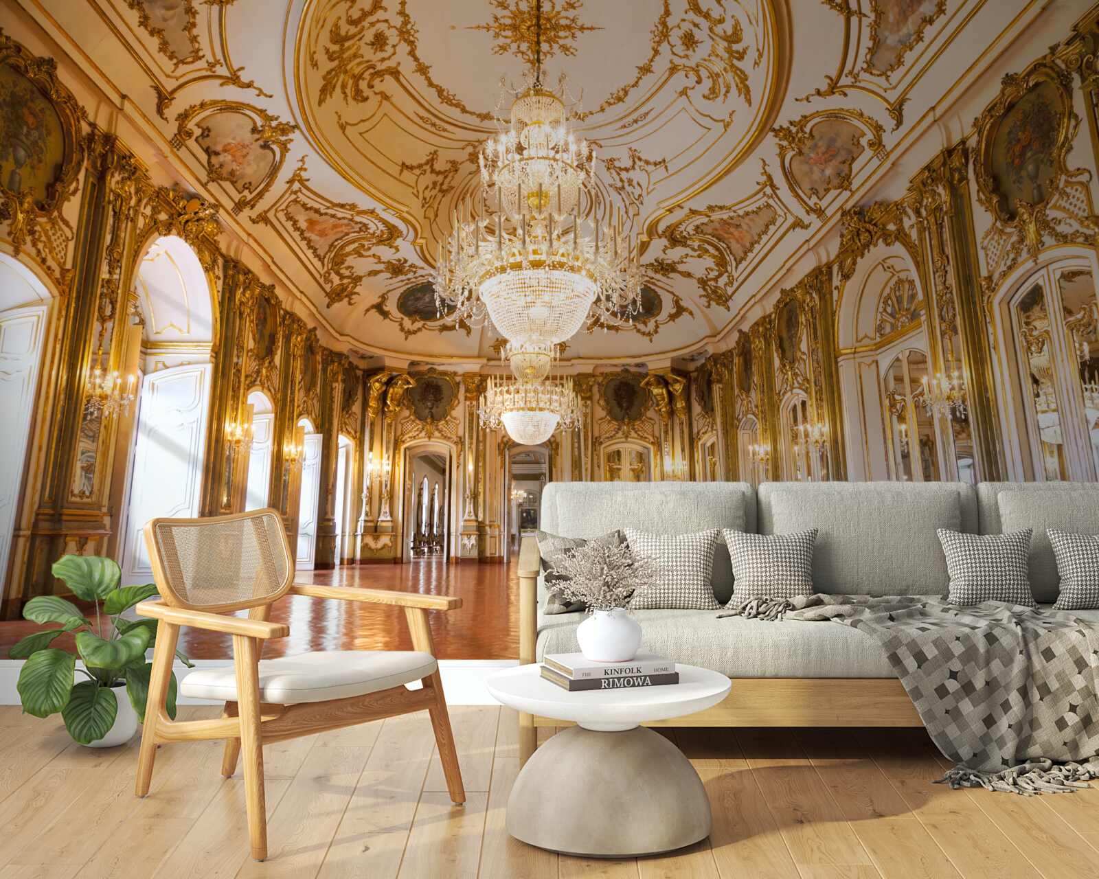 Fototapet proiectul palatului queluz