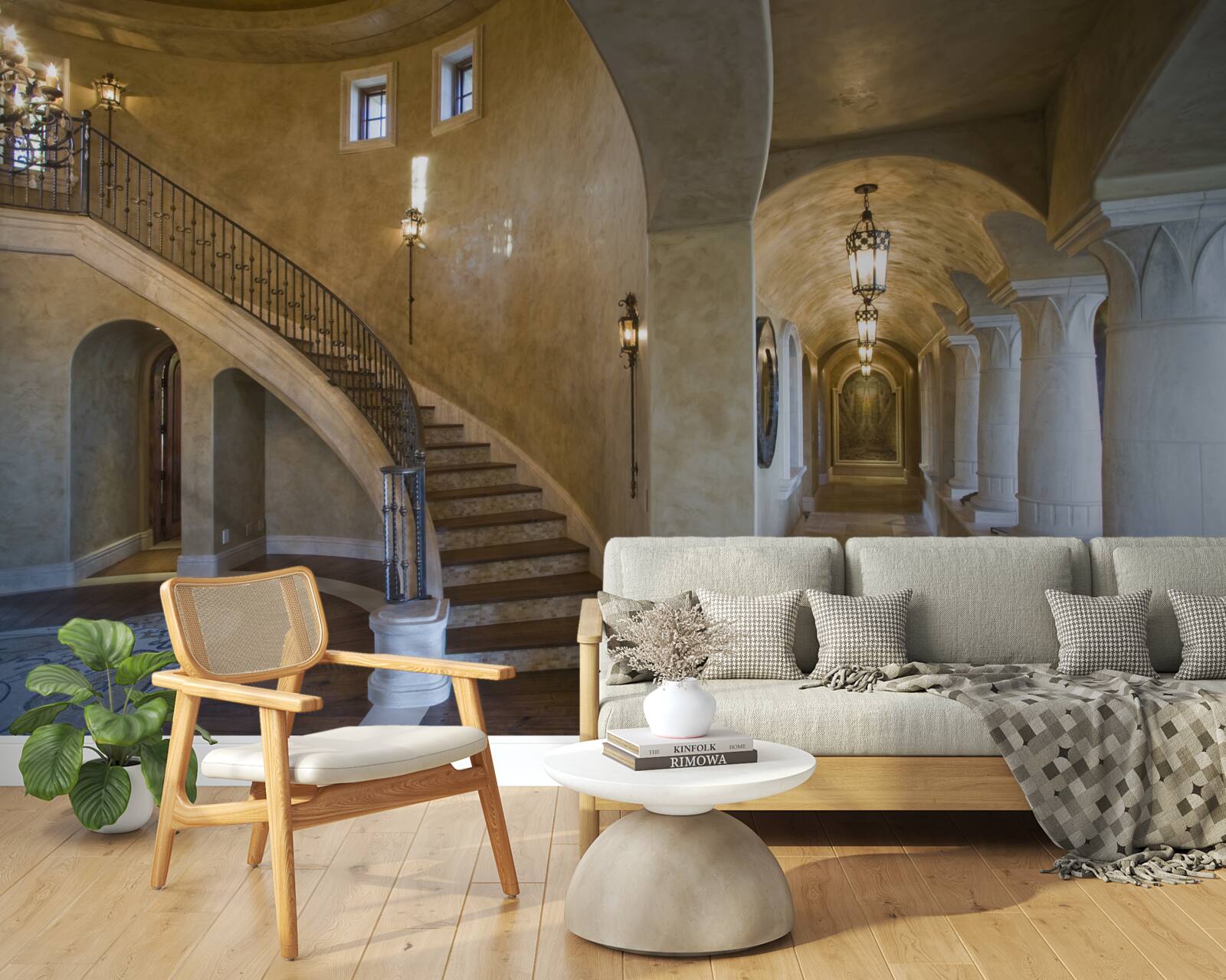 Fototapet utilizarea marmurei în designul arhitecturii rezidențiale