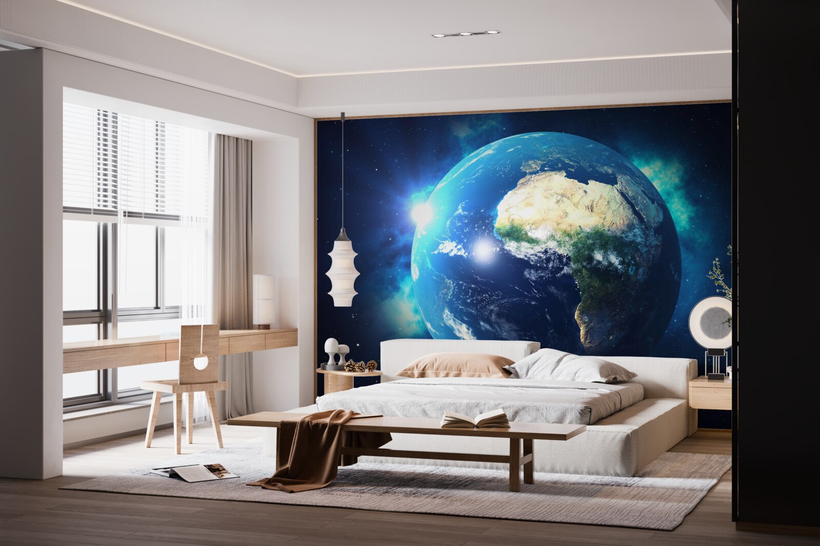 Fototapet Africa și planeta Pământ