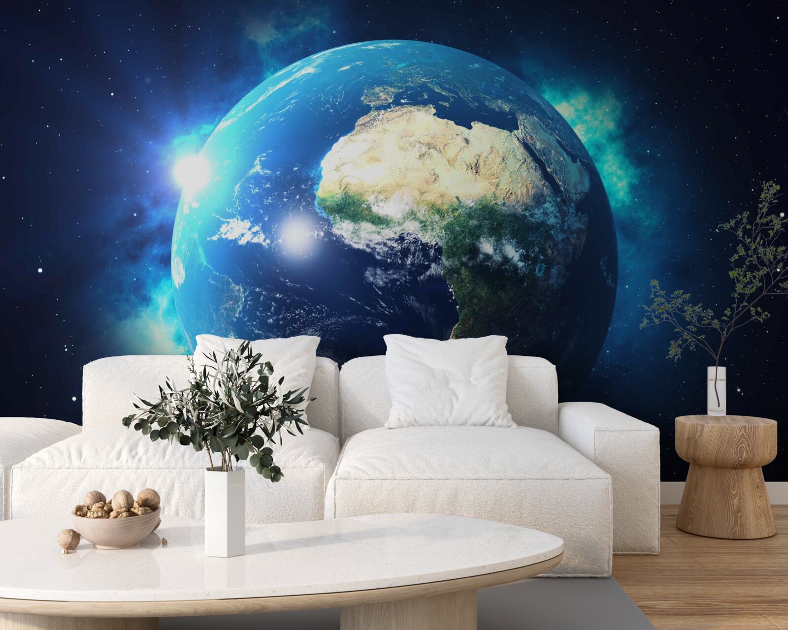 Fototapet Africa și planeta Pământ