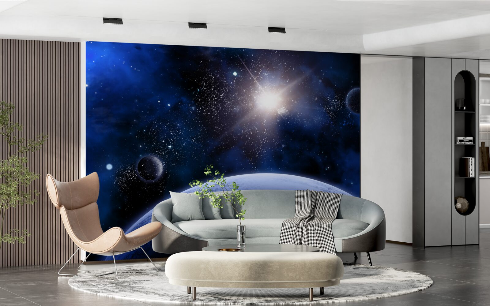 Fototapet Stea spațială strălucitoare