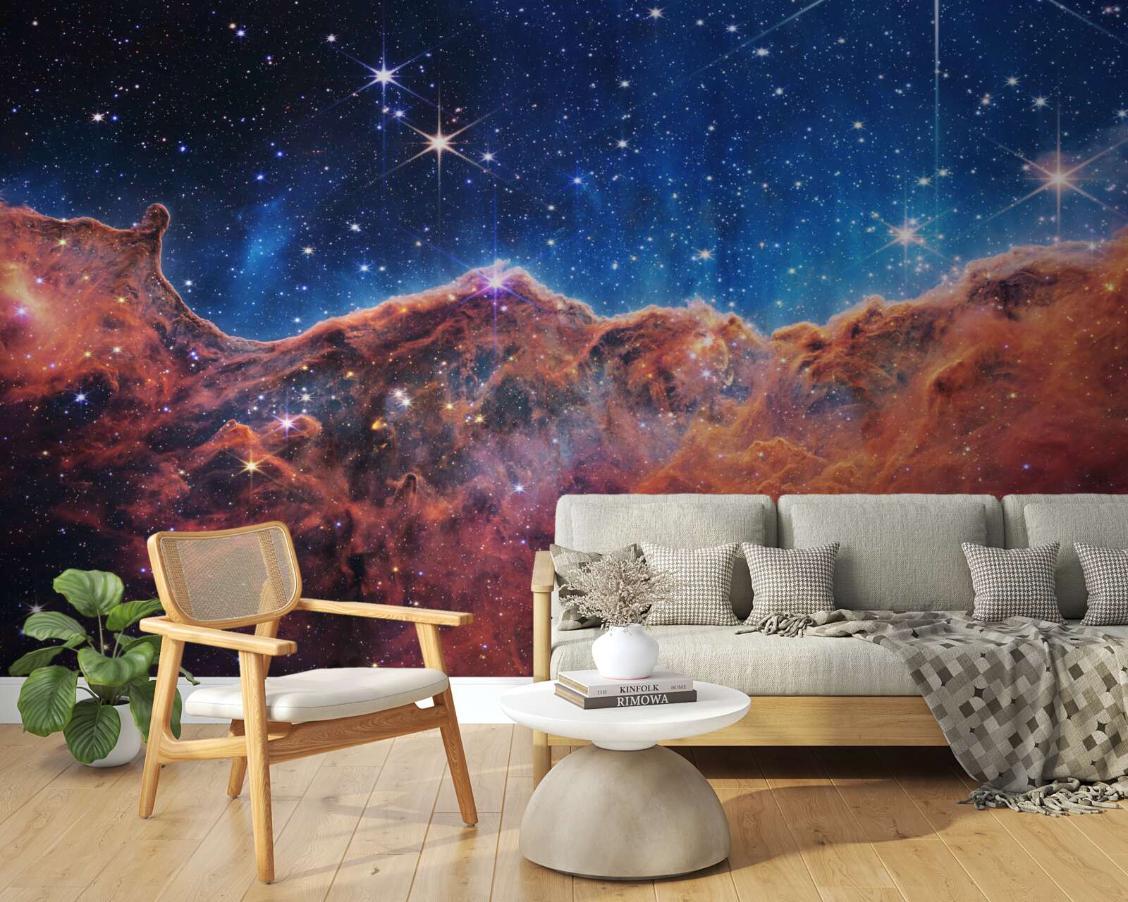 Fototapet nori cosmici înstelați