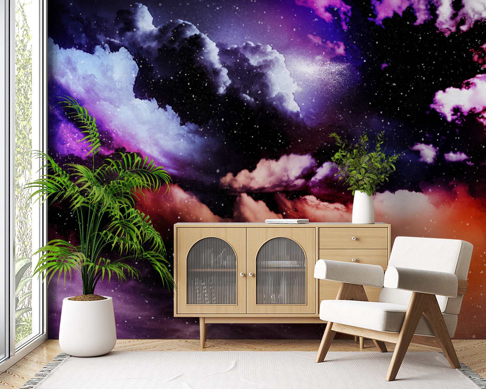 Fototapet cerul captivează cu frumusețea sa