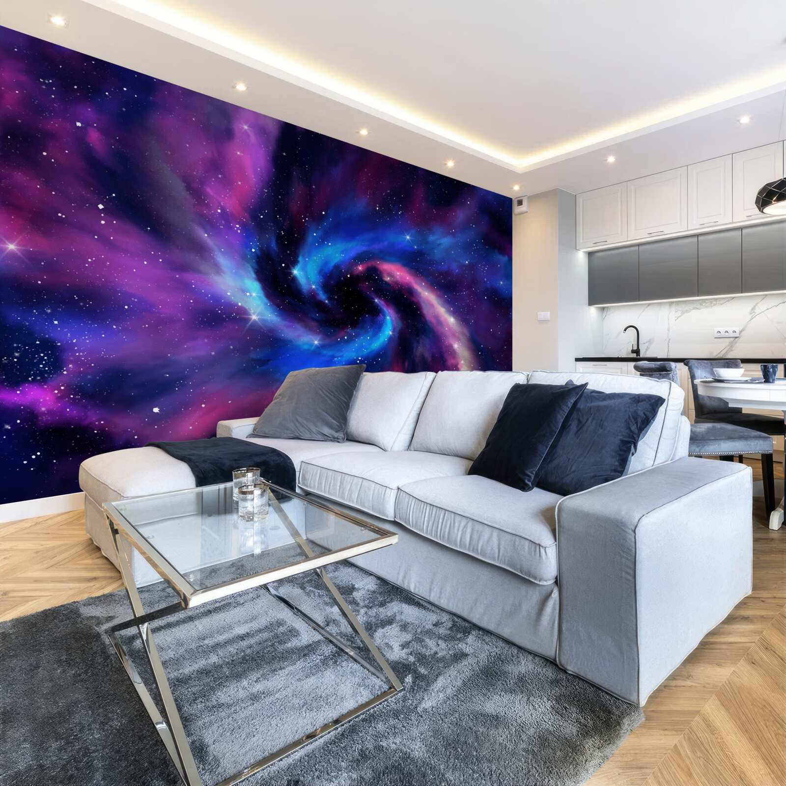 Fototapet nuanțe fascinante de universuri