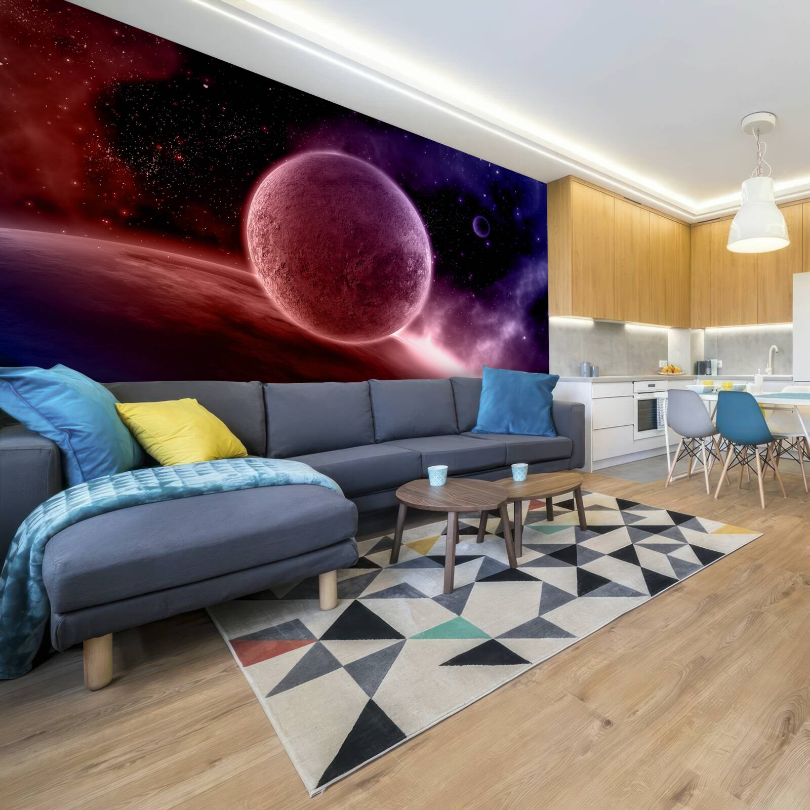 Fototapet planete nedescoperite din spațiul nostru